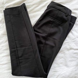 Express Women's Black Straight-Leg Ankle Pants
